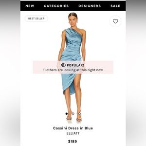 ELLIATT ONE SHOULDER DRESS